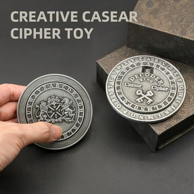 Fidget Toys Adults Brain Teaser Puzzles Fidget Spinners Metal Anxiety Stress Relief Toy Mind Puzzles Escape Room Game ADHD Autism Fidget Sensory Toys Office Desk Toy (Sliver)
