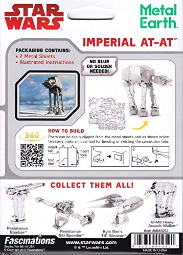 Fascinations Metal Earth Star Wars: AT-AT Model