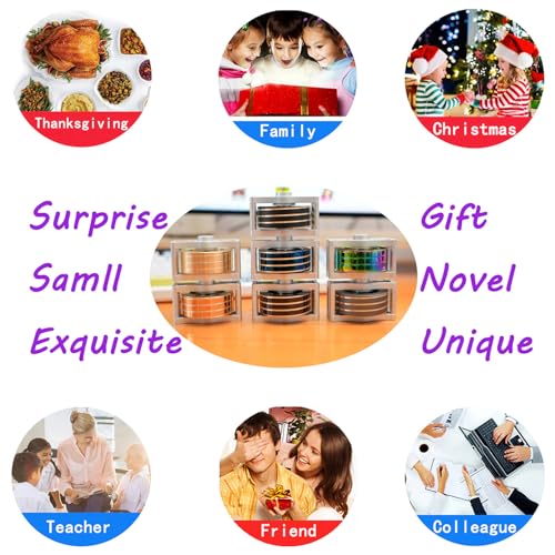 Desk-Kinetic-Toys Cool-Gadgets for Fidget: 20Mins Spinning-Tops, Cool-Stuff Figet Game for Adult Teen Children Kid, Optical-Illusion Stress Relief Gifts for Man Women Office School Home Christmas