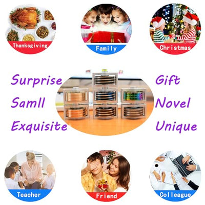 Desk-Kinetic-Toys Cool-Gadgets for Fidget: 20Mins Spinning-Tops, Cool-Stuff Figet Game for Adult Teen Children Kid, Optical-Illusion Stress Relief Gifts for Man Women Office School Home Christmas