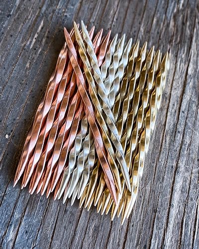 Copper Cowboy Toothpick - Metal Toothpick Hat Pin