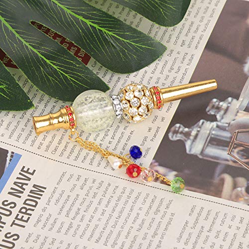 Hookah Tips Diamond Hookah Accessories Luxurious Cigarette Holder Hose Interface Accessories Metal Alloy Zircon Nozzle Creative Gift