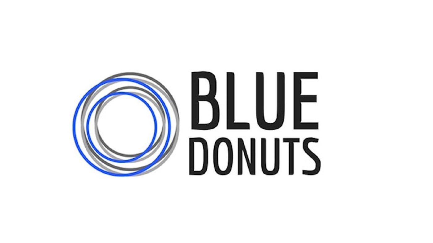 Blue Donuts Scroll Collection Napkin Holder – Napkin Holders for Tables, Farmhouse Napkins Holder, Dining Table Napkin Holders for Kitchen, Black
