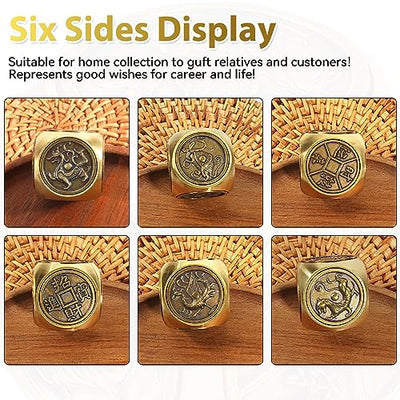 Handheld Metal Fidget Toy for Adults, Stress and Anxiety Relief Fidget Toy，Anti-Anxiety Finger Sensory Toys,Fidget Toy for Adult ADHD Autism-Hexahedral Spinning（Small）