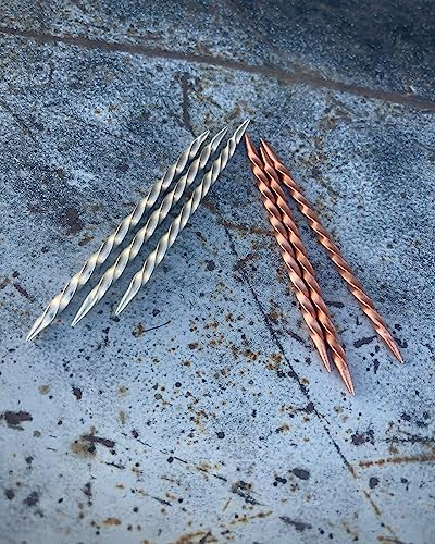Copper Cowboy Toothpick - Metal Toothpick Hat Pin