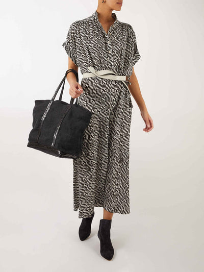 BY IRIS Clara Leather Belt Black